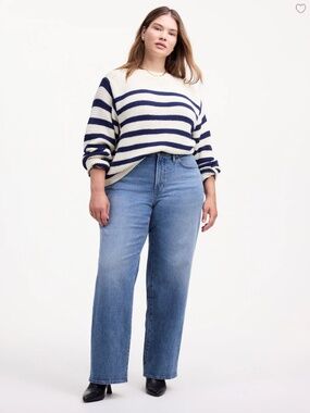 Madewell The Perfect Vintage Wide-Leg Jean Blue Size 31 (M)